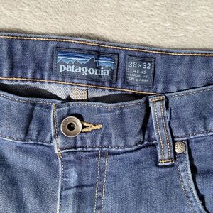 Patagonia Iron‎ Clad Jeans Regular Fit Stretch Dark Blue Mens Size 38x32